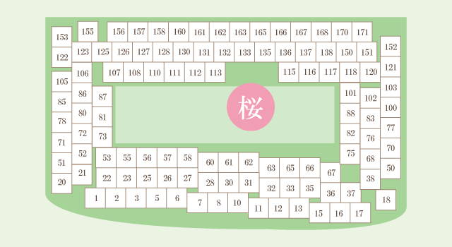 with東広島木葬区画図